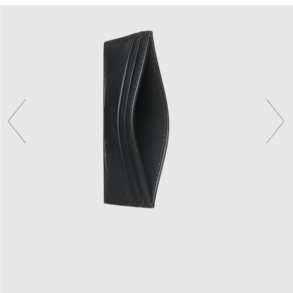 New Leather Rubber Effect Card Case on Gucci website for $330 - Picture 3 of 6